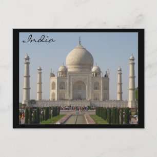 Cartão Postal taj mahal índia