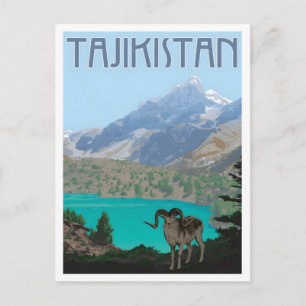 Cartão Postal Tajikistan Viagens Antigas