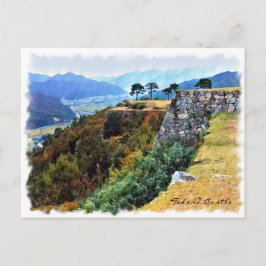 Cartão Postal Takeda Castle ポストカード