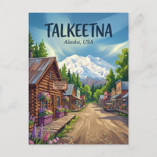 Cartão Postal Talkeetna Alasca