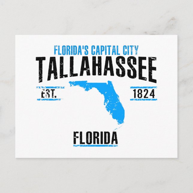 Cartão Postal Tallahassee (Frente)