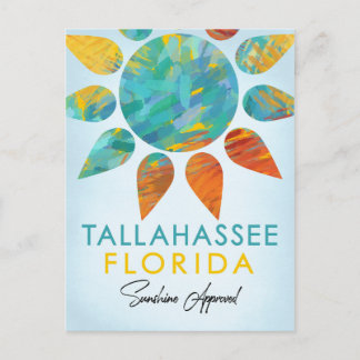 Cartão Postal Tallahassee Flórida Viagem Ensolarada