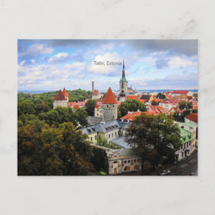 Cartão Postal Tallin, Estônia Centro Histórico