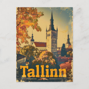 Cartão Postal Tallinn Vintage
