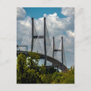 Cartão Postal Talmadge Memorial Bridge savannah georgia