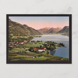 Cartão Postal Talões, Annecy, Fotografia clássica França