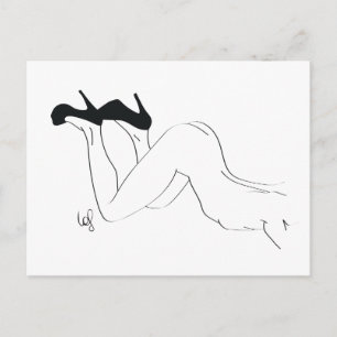 Cartão Postal Talons pointes