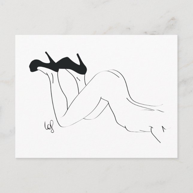 Cartão Postal Talons pointes (Frente)