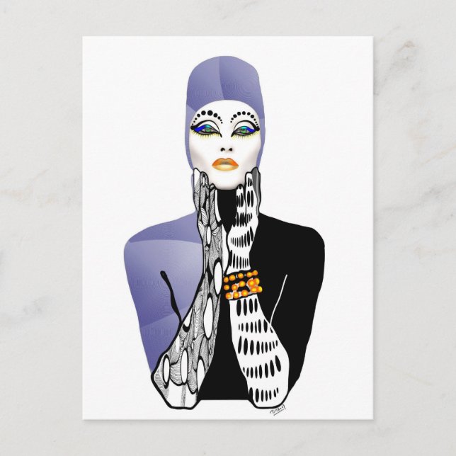 Cartão Postal Talvez Diva (Frente)