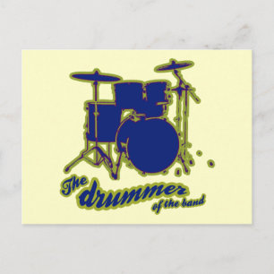 Cartão Postal tambor de percussão ~ batermer