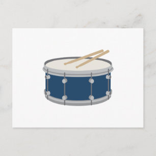 Cartão Postal Tambor Snare