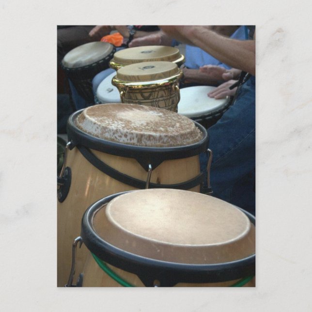 Cartão Postal tambores (Frente)