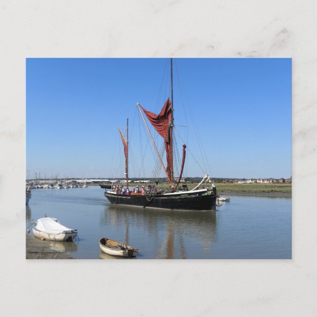 Cartão Postal Tâmisa Barge (Frente)