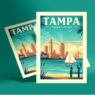 Cartão Postal Tampa Antiga