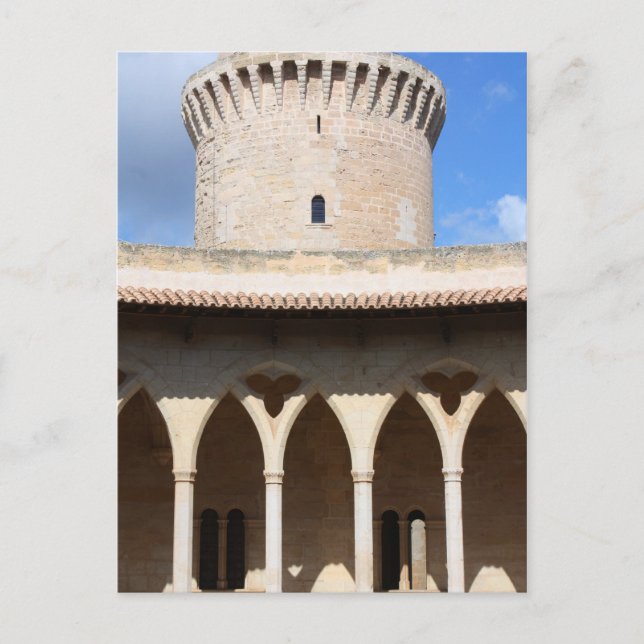 Cartão Postal Tampa do castelo de borracha (Frente)