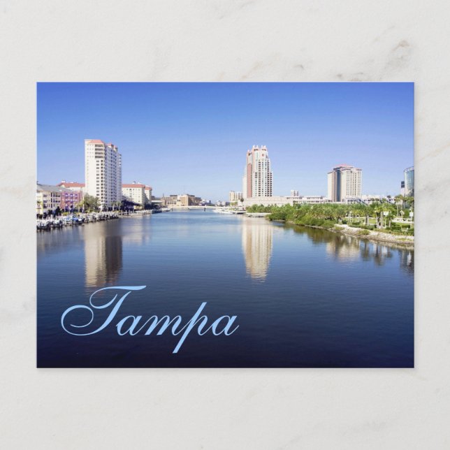 Cartão Postal Tampa, Flórida, E.U.A. (Frente)