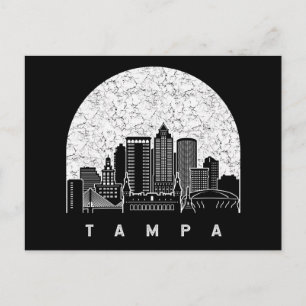 Cartão Postal Tampa Florida Skyline