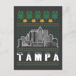 Cartão Postal Tampa Florida Ugly Christmas