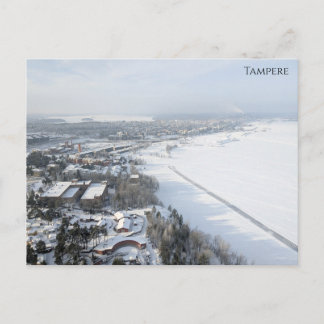 Cartão Postal Tampere no Inverno