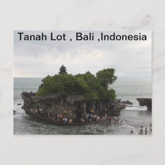 Cartão Postal Tanah Lot, Bali, Indonésia