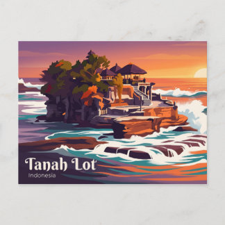 Cartão Postal Tanah Lot Indonésia