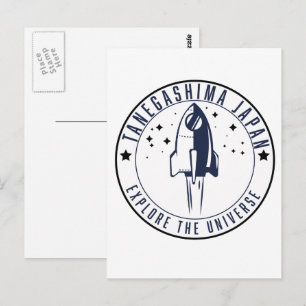 Cartão Postal Tanegashima Japão Explore o Universo 