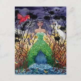 Cartão Postal Tangido nos Mangroves