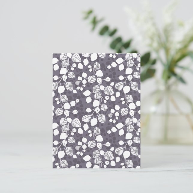 Cartão Postal Tangled Foliage Canopy Deep Contrast Botanicals  (Em pé/Frente)