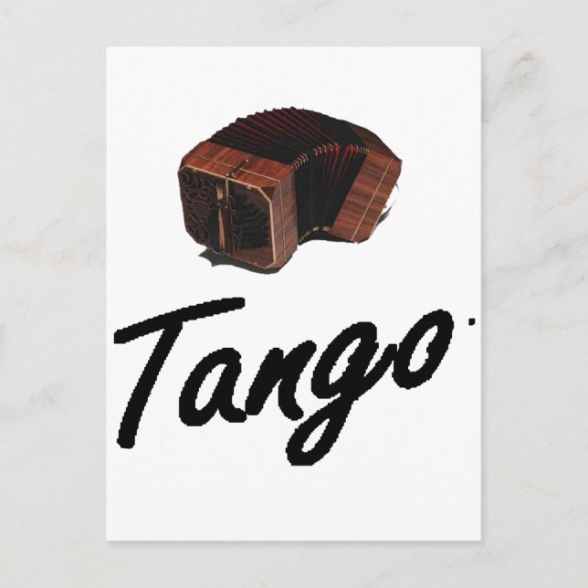 CARTÃO POSTAL TANGO (Frente)