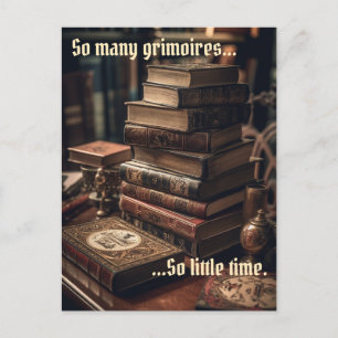 Cartão Postal Tantos Grimoires Wicca