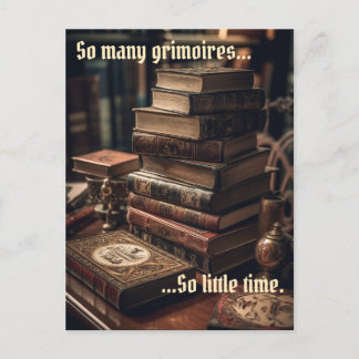 Cartão Postal Tantos Grimoires Wicca