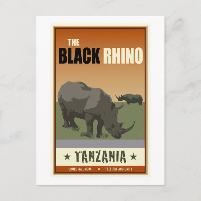 Cartão Postal Tanzânia (Frente)