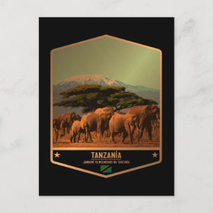 Cartão Postal Tanzânia