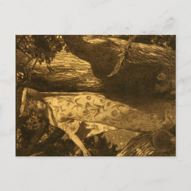 Cartão Postal Tão assombrados Guardiões da Lua da Noite (Frente)