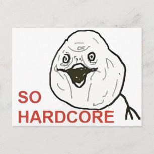 Cartão Postal Tão Hardcore