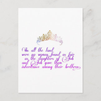 Cartão Postal Tão justas quanto as filhas do emprego