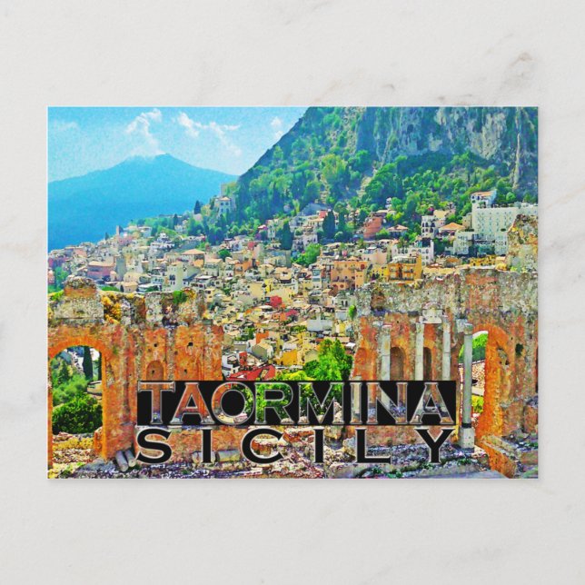 Cartão Postal Taormina (Frente)