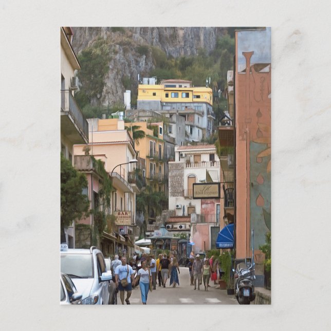 Cartão Postal Taormina. 1. (Frente)