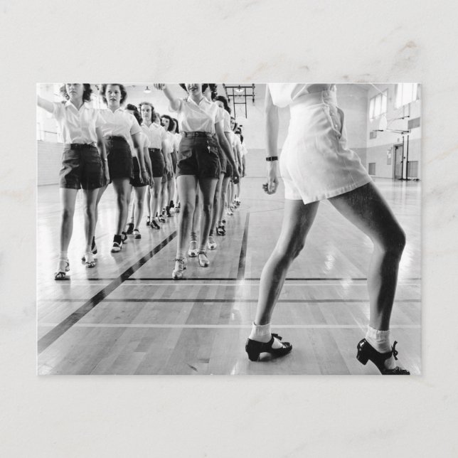 Cartão Postal Tap Dancing Class, 1942 (Frente)