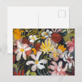 Cartão Postal Tapete de Flores | Auguste Macke |