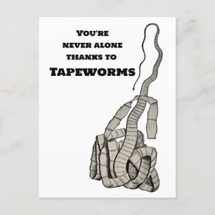 Cartão Postal Tapeworm E Você