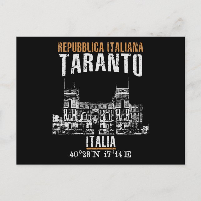 Cartão Postal Taranto (Frente)