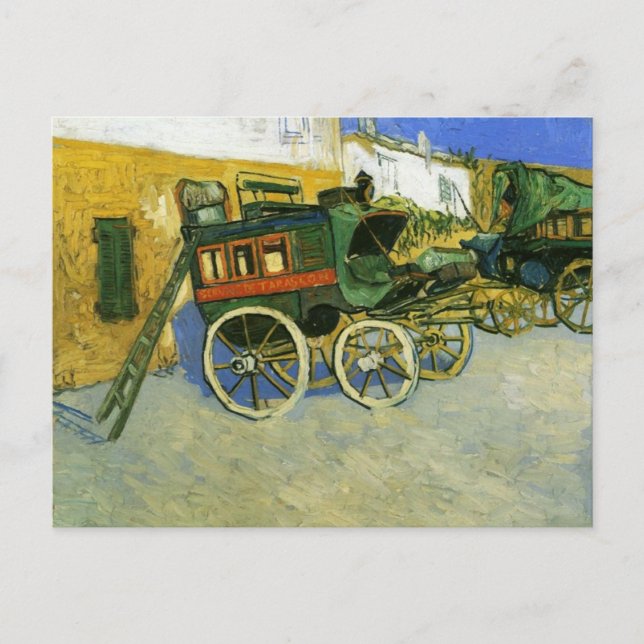Cartão Postal Tarascon Diligence, Van Gogh Fine Art (Frente)