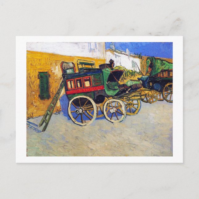 Cartão Postal Tarascon Diligence Vincent Van Gogh (Frente)