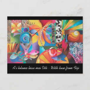 CARTÃO POSTAL TARDE DO PACÍFICO