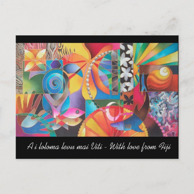 CARTÃO POSTAL TARDE DO PACÍFICO (Frente)