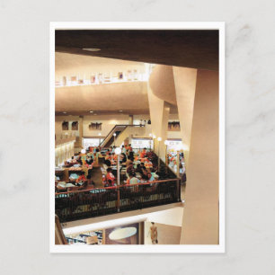 Cartão Postal Tarde no Shopping, Anos 60 Inspirado em Vintage