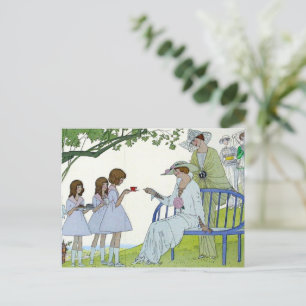 Cartão Postal Tarde Tea 1913