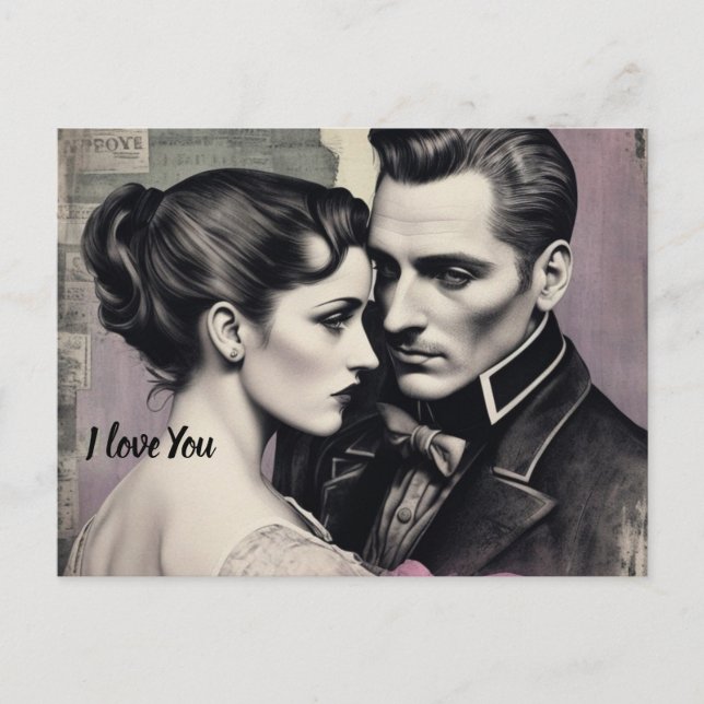 Cartão Postal Tarjeta de compromiso (Frente)