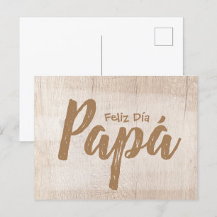Cartão Postal Tarjeta postal - Feliz Día Papá 02